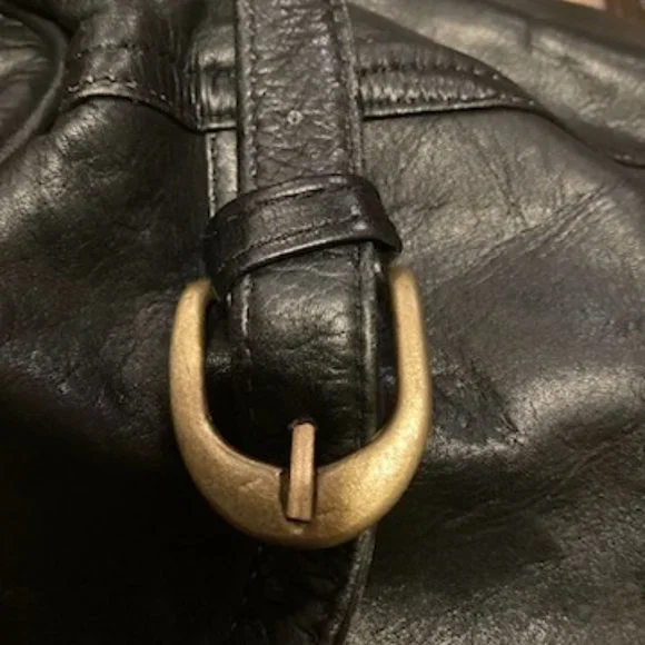 FRYE Black Leather Back Pack - Picture 12 of 12